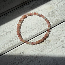 Load image into Gallery viewer, Strawberry Quartz Stretch Bracelet – Soft Pink Glow &amp; Heart‑Centered Energy