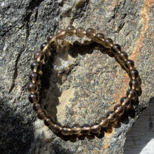 Load image into Gallery viewer, Smoky Quartz Stretch Bracelet – Grounding Energy &amp; Natural Clarity