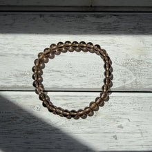 Load image into Gallery viewer, Smoky Quartz Stretch Bracelet – Grounding Energy &amp; Natural Clarity