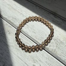 Load image into Gallery viewer, Smoky Quartz Stretch Bracelet – Grounding Energy &amp; Natural Clarity