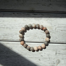 Load image into Gallery viewer, Pink Zebra Jasper Stretch Bracelet – Earthy Harmony &amp; Soft Natural Patterning