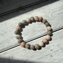 Load image into Gallery viewer, Pink Zebra Jasper Stretch Bracelet – Earthy Harmony &amp; Soft Natural Patterning