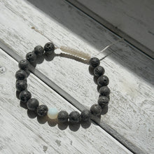Load image into Gallery viewer, Lava Bead Adjustable Bracelet on Waxed Cord