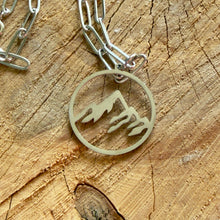 Load image into Gallery viewer, Mountain Pendant Necklace