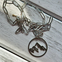 Load image into Gallery viewer, Mountain Pendant Necklace