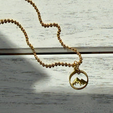 Load image into Gallery viewer, Mountain Pendant Necklace