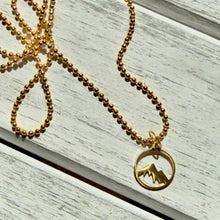Load image into Gallery viewer, Mountain Pendant Necklace