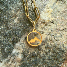 Load image into Gallery viewer, Mountain Pendant Necklace