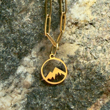 Load image into Gallery viewer, Mountain Pendant Necklace