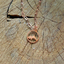 Load image into Gallery viewer, Mountain Pendant Necklace