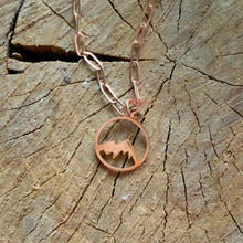 Load image into Gallery viewer, Mountain Pendant Necklace