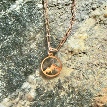 Load image into Gallery viewer, Mountain Pendant Necklace