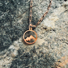 Load image into Gallery viewer, Mountain Pendant Necklace