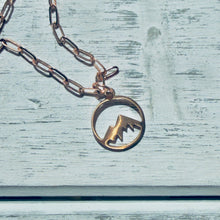 Load image into Gallery viewer, Mountain Pendant Necklace