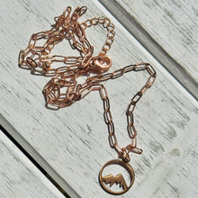 Load image into Gallery viewer, Mountain Pendant Necklace