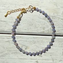 Load image into Gallery viewer, Delicate Faceted Tanzanite Bracelet