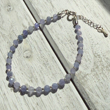 Load image into Gallery viewer, Delicate Faceted Tanzanite Bracelet