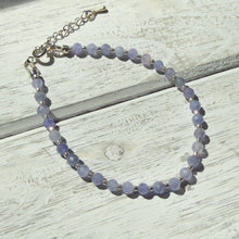 Load image into Gallery viewer, Delicate Faceted Tanzanite Bracelet