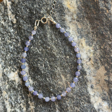 Load image into Gallery viewer, Delicate Faceted Tanzanite Bracelet