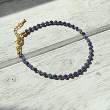 Load image into Gallery viewer, Delicate Faceted Lapis Lazuli Bracelet