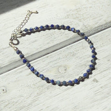 Load image into Gallery viewer, Delicate Faceted Lapis Lazuli Bracelet