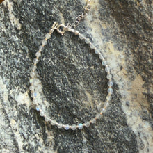 Load image into Gallery viewer, Delicate Faceted Labradorite Bracelet