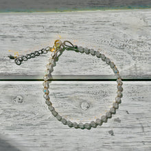 Load image into Gallery viewer, Delicate Faceted Labradorite Bracelet