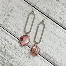 Load image into Gallery viewer, Pave Crystal Paperclip Earrings with Swarovski Crystal Drop (Copy)