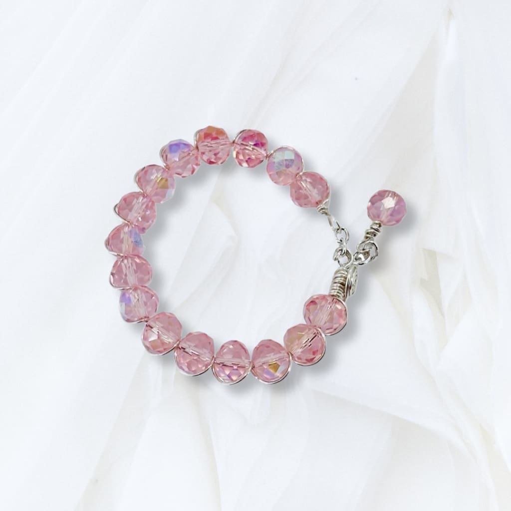 Kimbra - Pink/silver Wire - Bracelet