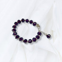 Load image into Gallery viewer, Kimbra - Purple/silver Wire - Bracelet