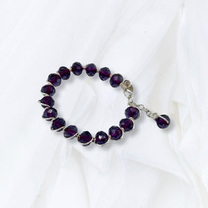 Kimbra - Purple/silver Wire - Bracelet