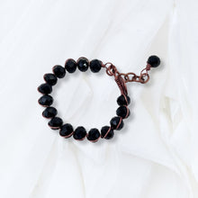Load image into Gallery viewer, Kimbra - Solid Black/copper Wire - Bracelet