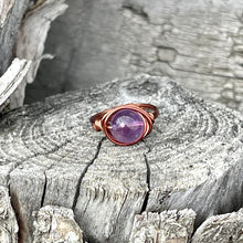 Load image into Gallery viewer, Amethyst Wire Wrapped Ring - Wire Wrapped Ring