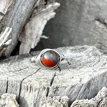 Load image into Gallery viewer, Bloodstone Wire Wrapped Ring - Wire Wrapped Ring