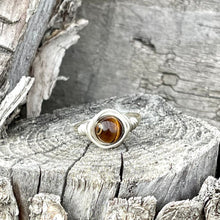 Load image into Gallery viewer, Tiger Eye Wire Wrapped Ring - Wire Wrapped Ring